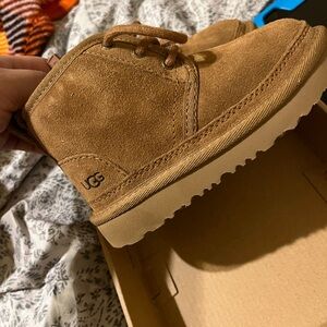UGG Kids Brown Suede Ankle Boots